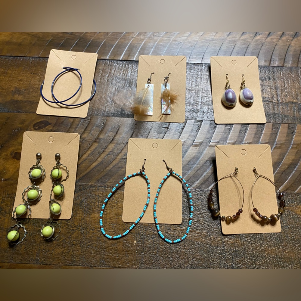 Lot of 6 Pierced Earrings some are vintage